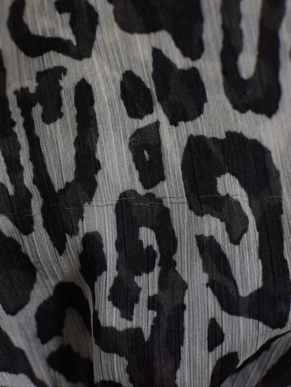 Shona Joy Mariposa Animal Print Tiered Mini Dress Leopard Drawstring Waist Sz 2 - Picture 10 of 10